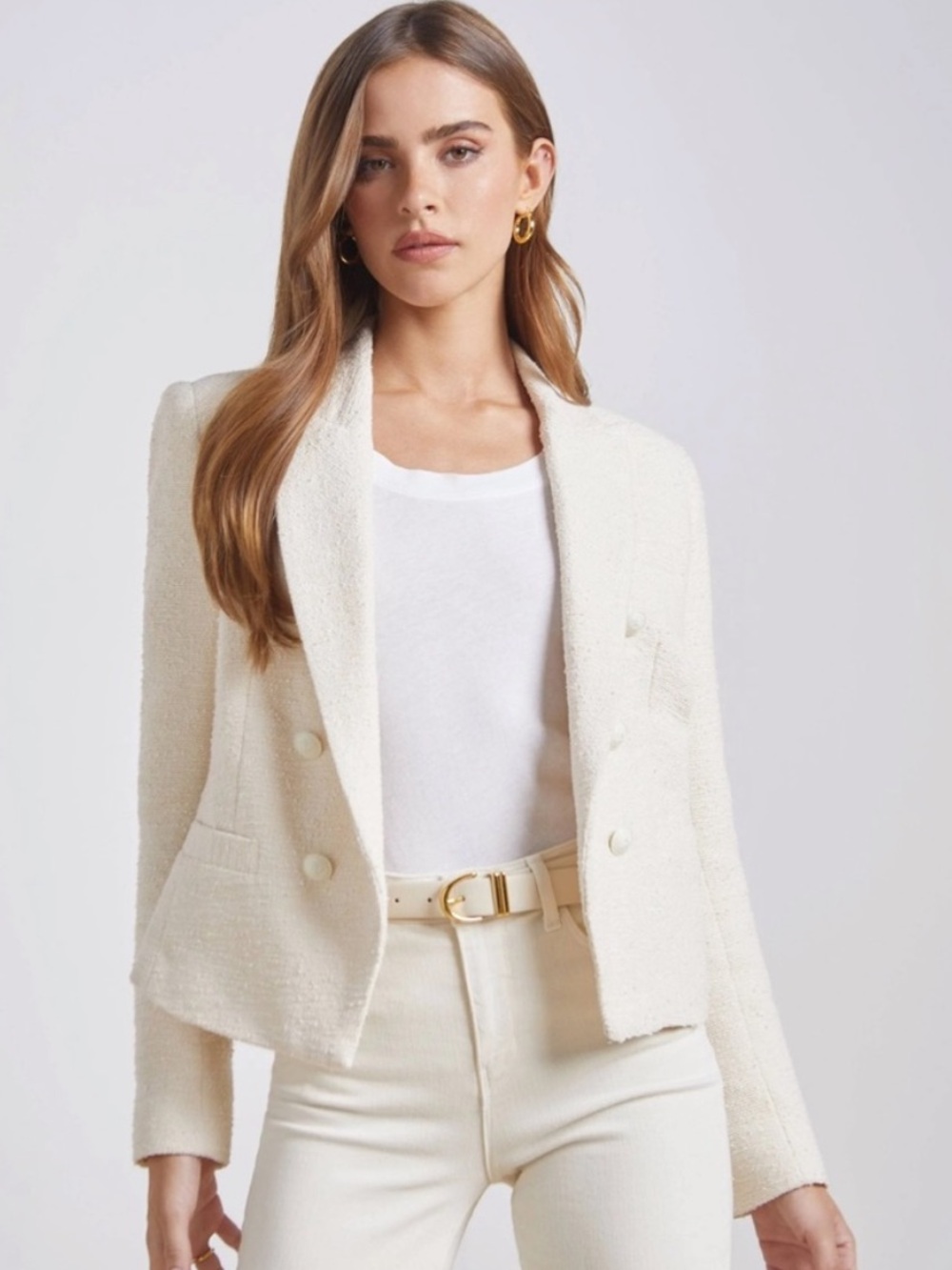 L’AGENCE Brooke Double Breasted Blazer